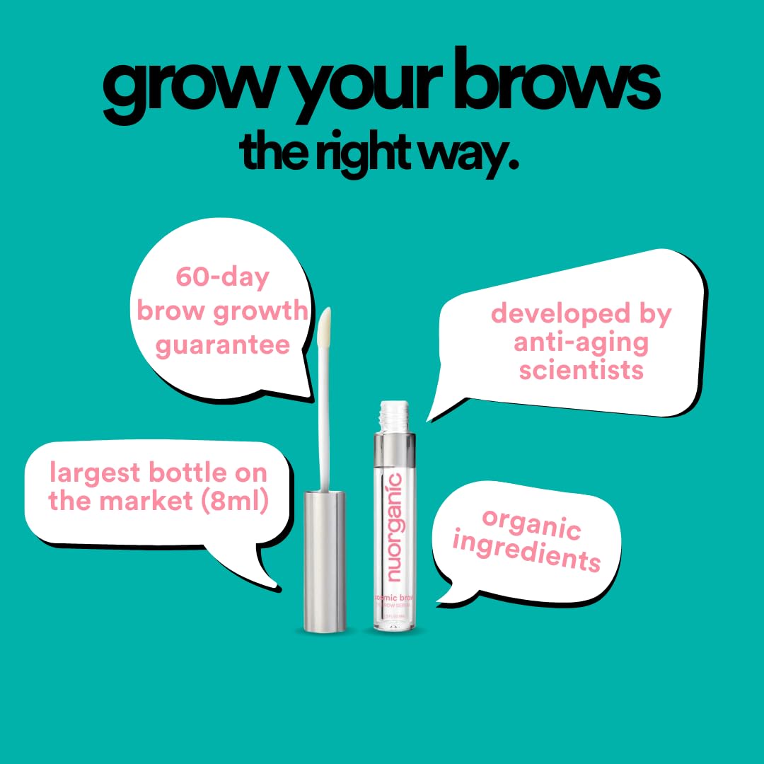 nuorganic Cosmic Brow Eyebrow Growth Serum Natural - NuOrganic Cosmetics Official Imagery - 7