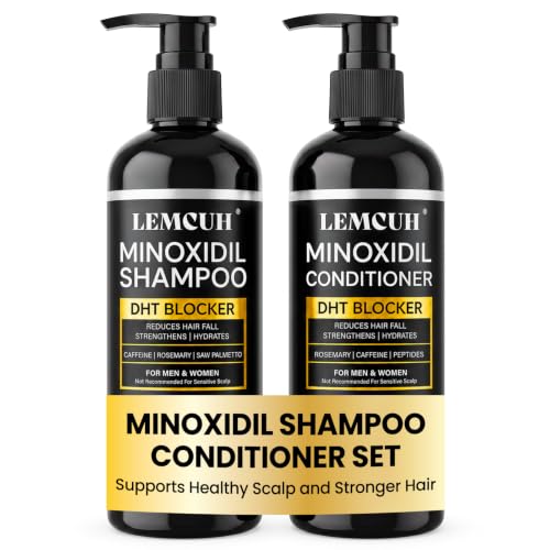 Lemcuh Minoxidil Shampoo and Conditioner Set for Hair Growth – DHT Blocker - Lemcuh Official Product View 1
