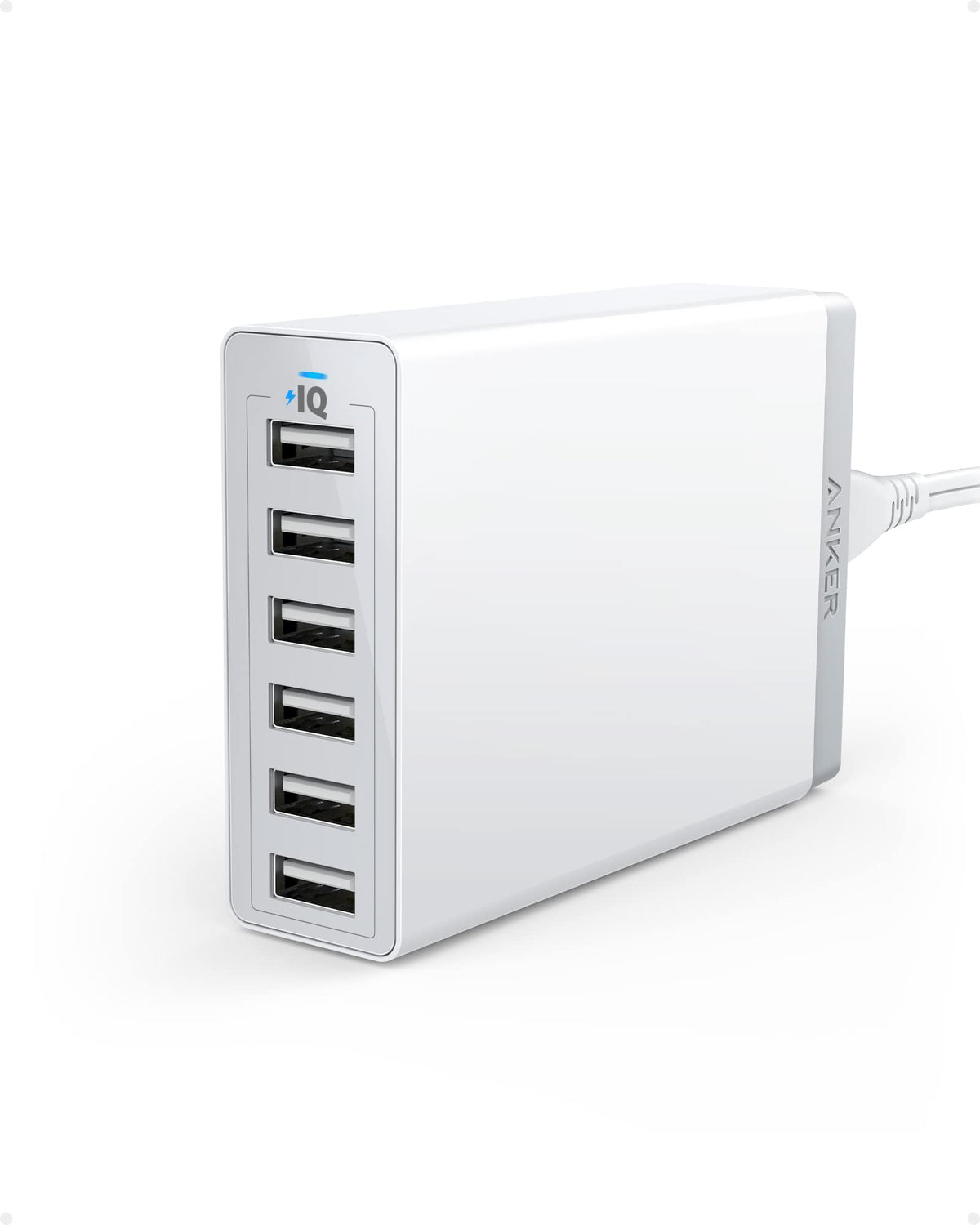 Anker Desktop Charger 60W 6 Port USB Multiple Charging Hub - Anker Official Imagery - 2