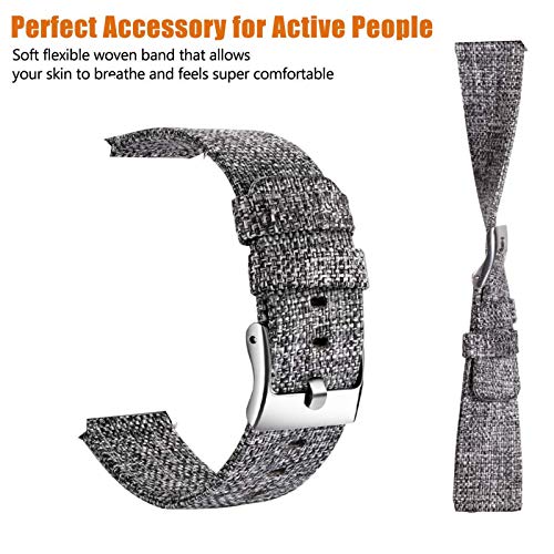 Compatible for Virmee VT3 Plus Band, Youkei 22mm Breathable - Product Imagery