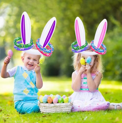 Easter Bunny Ear Ring Toss Game 2Pack, Easter Egg Fillers & - Product Imagery