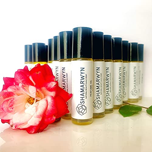 Rose Perfume Oil, Natural Organic, Botanical Fragrance, Pure - Product Imagery