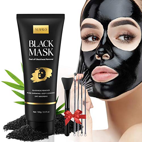 YLNALO Blackhead Remover Mask Kit, Charcoal Peel Off Facial Mask - Product Imagery
