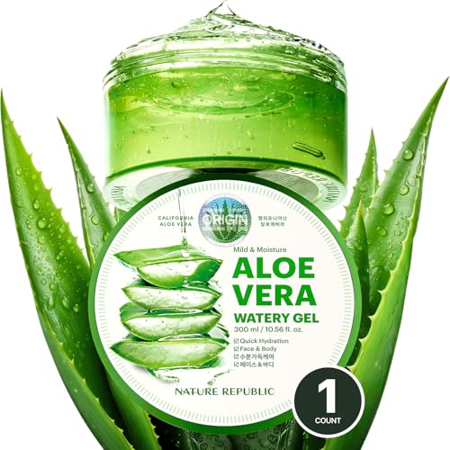 Nature Republic Mild & Moisture Aloe Vera Watery Gel - Hydrating & Moisturizing - Nature Republic Official Product View 1