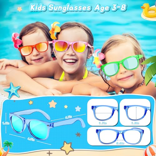 Kids Sunglasses Party Favors - Boys Girls Valentines Day Gifts, - Product Imagery