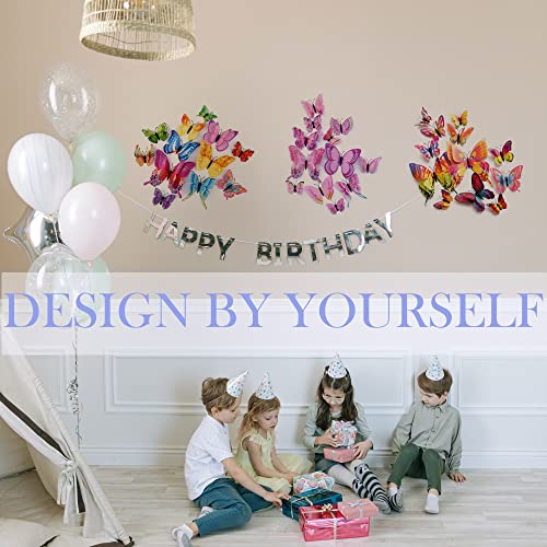 OPSEAM 3D Butterfly Wall Decor Butterfly Decorations Stickers - Product Imagery