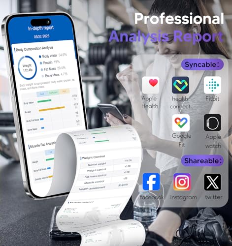GE Smart Scale for Body Weight: Full Body Composition Analyzer, - Product Imagery