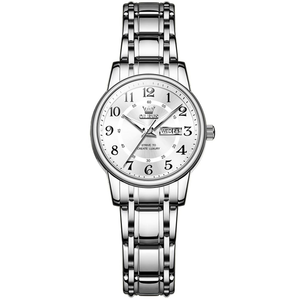OLEVS Watches for Women Dress 30M Waterproof Long Band for Medium Wris - View 9