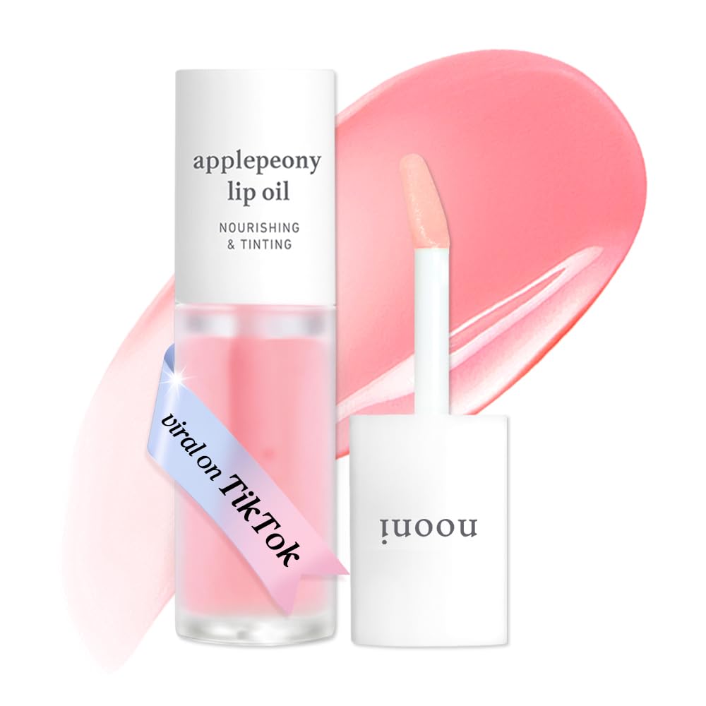 NOONI Korean Lip Oil - Applepeony - pH Color-Changing Plumping Lip Glo - View 2