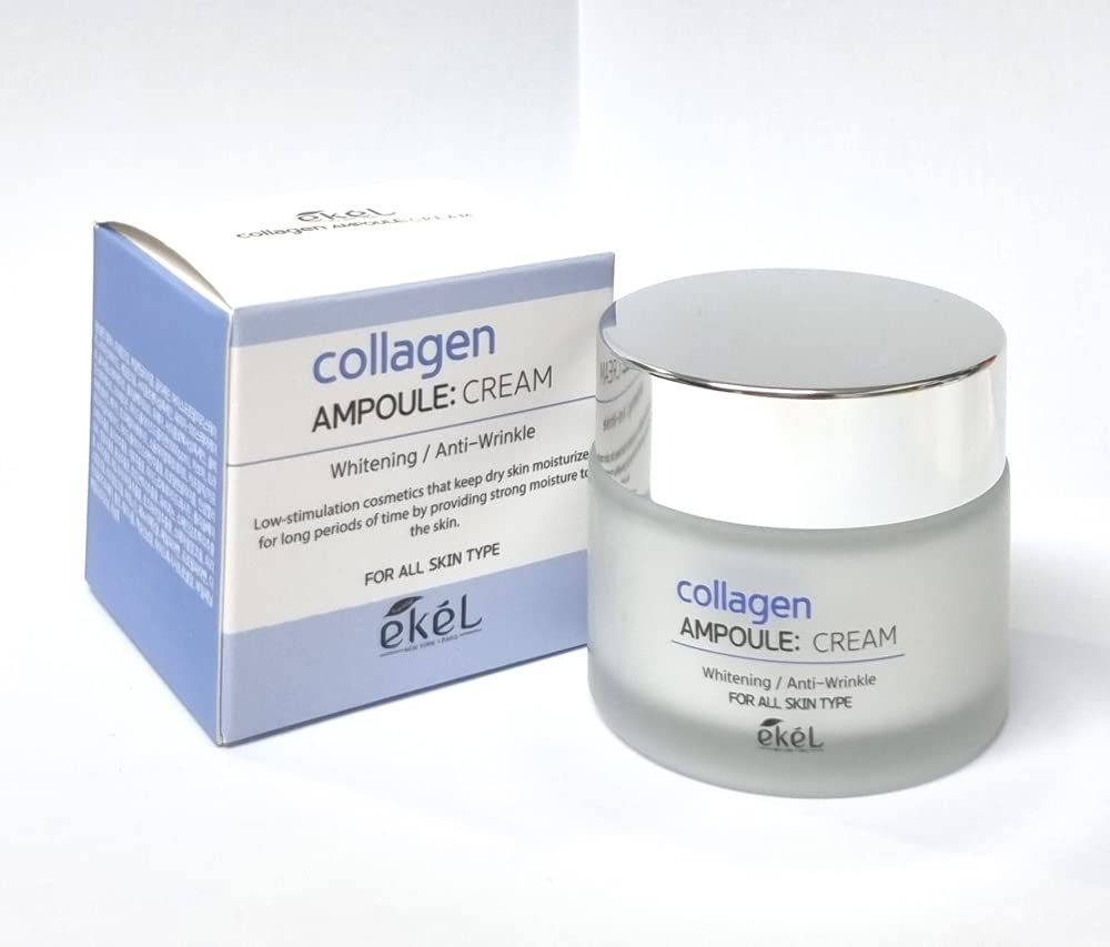 EKEL Collagen Skincare Set, Anti-Wrinkle Toner Emulsion Cream, - 3W Clinic