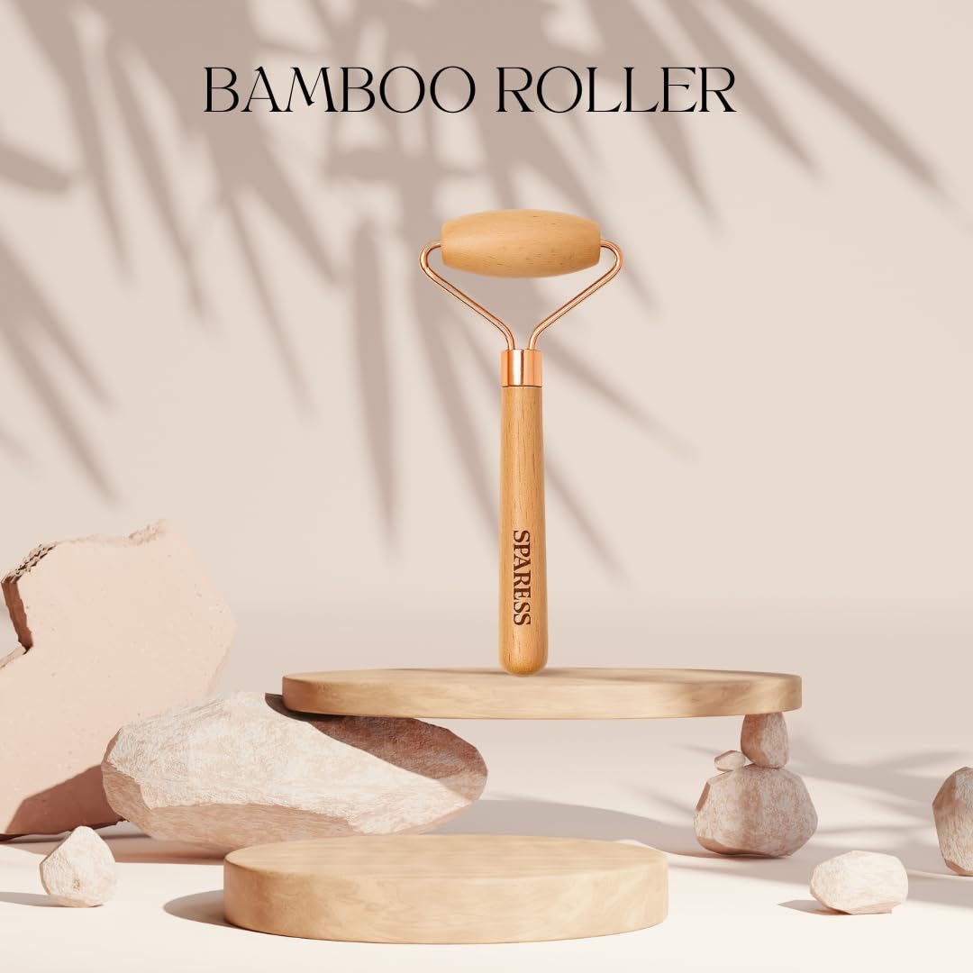 Eco Friendly Unique Natural Gift Beauty Set Bamboo Makeup - SPARESS Official Imagery - 4