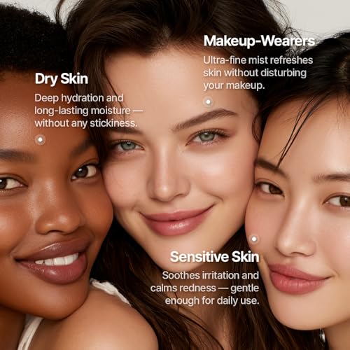 Triple Active Mist, Korean Skincare Glow Spray Serum, Hydrating - Product Imagery