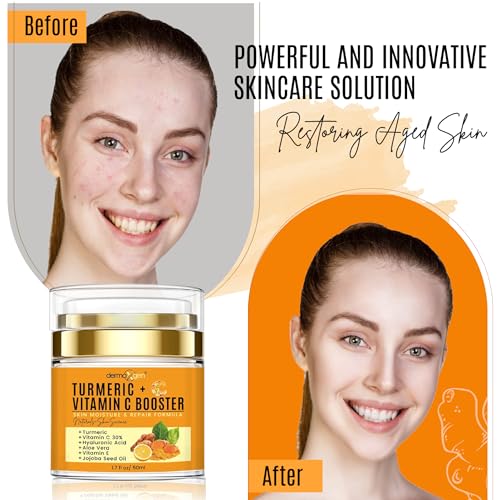 Turmeric Face Cream with 30% Vitamin C – Glow Booster, - Product Imagery