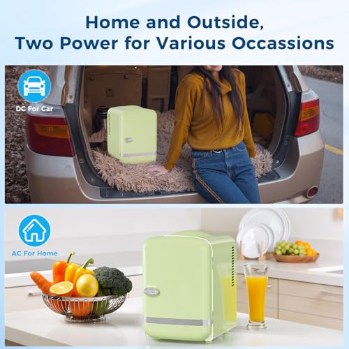 Antarctic Star 4L/6 Cans Compact Refrigerator,Portable Mini - Product Imagery