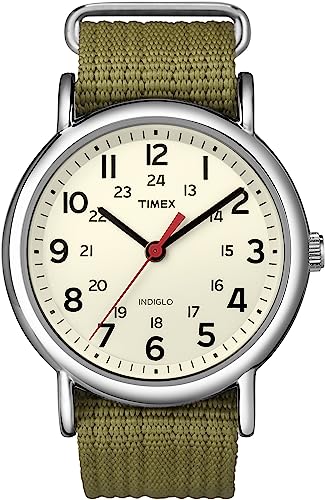 Timex Weekender 38mm Unisex Analog Watch | INDIGLO Backlight | - Product Imagery