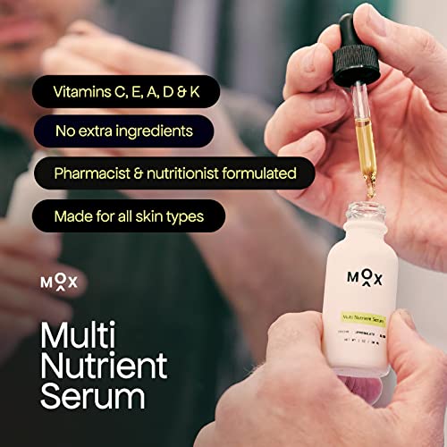 MOX Men's Multi Nutrient Serum, 1 Fl Oz, Hydrating & Anti-Aging - Product Imagery