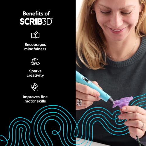 SCRIB3D P1 3D Printing Pen with Display - Includes 3D Pen, 3 - Product Imagery