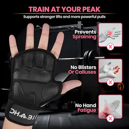 Workout Gloves for Men & Women, Smartwatch Compatible Ventilated - Product Imagery