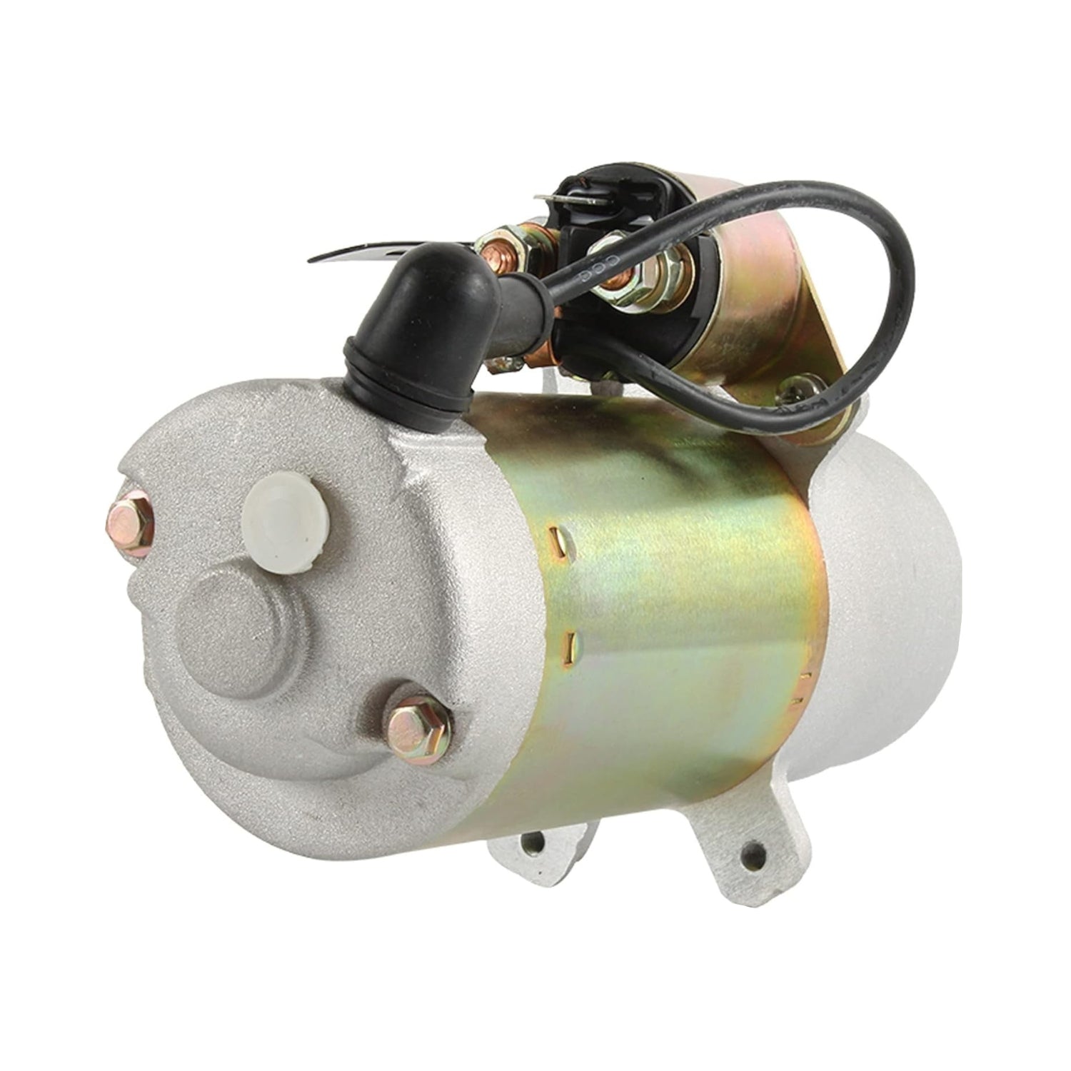 DB Electrical Honda small engine starter, model 410-52100, showing the new starter with electrical connections and mounting points.