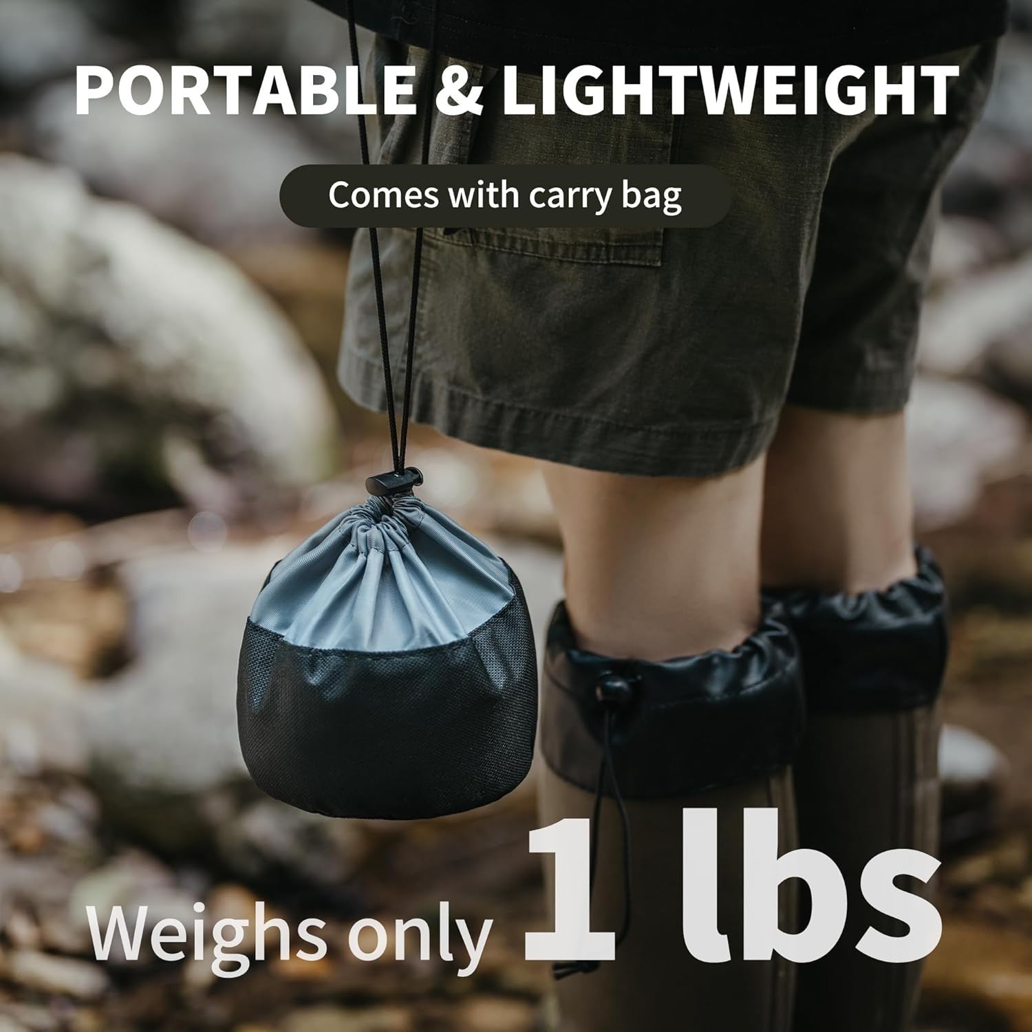 Naturehike IGT camping gas stove with portable isobutane canister, compact design, 12000BTU for outdoor cooking and camping.