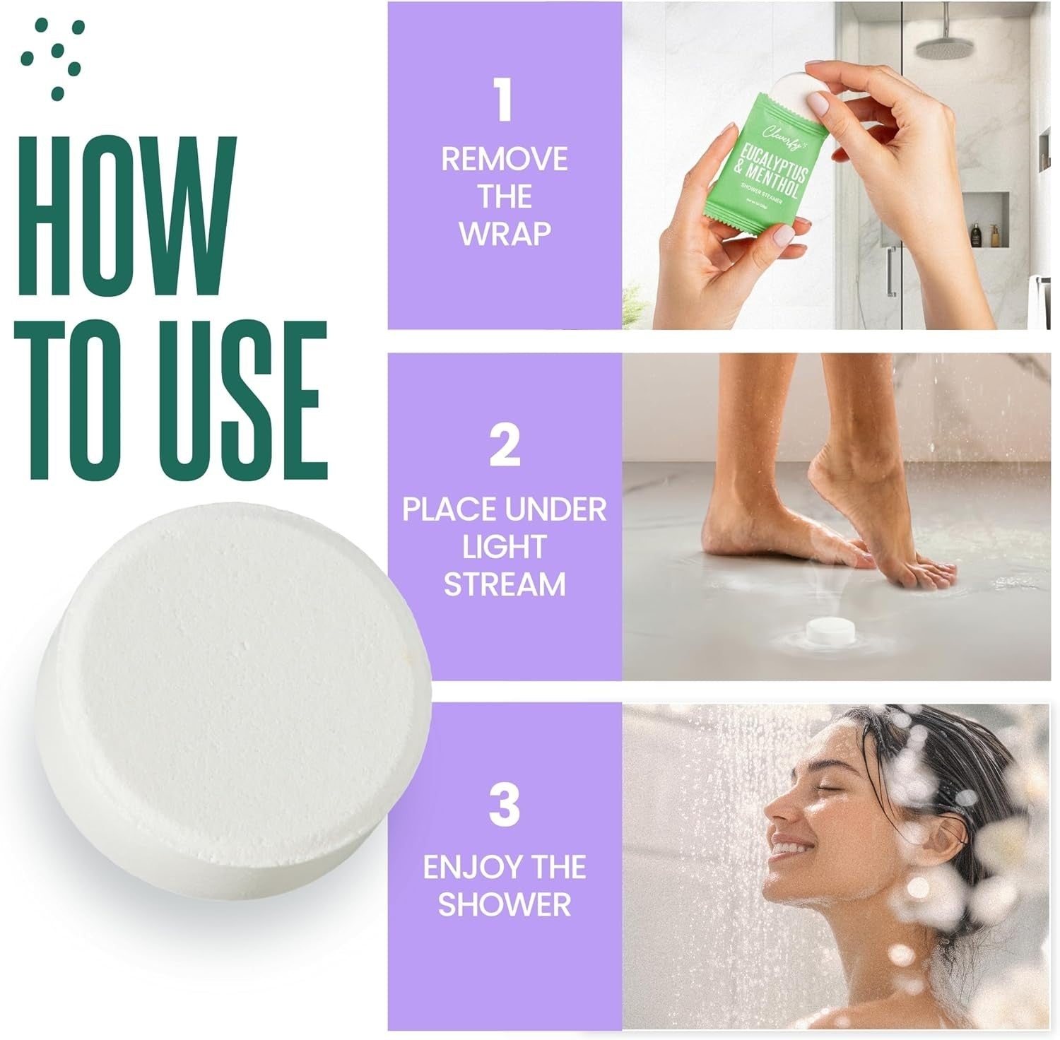 Cleverfy Shower Steamers Aromatherapy set, perfect Mother’s Day gift, featuring colorful steamers for relaxing shower experiences.