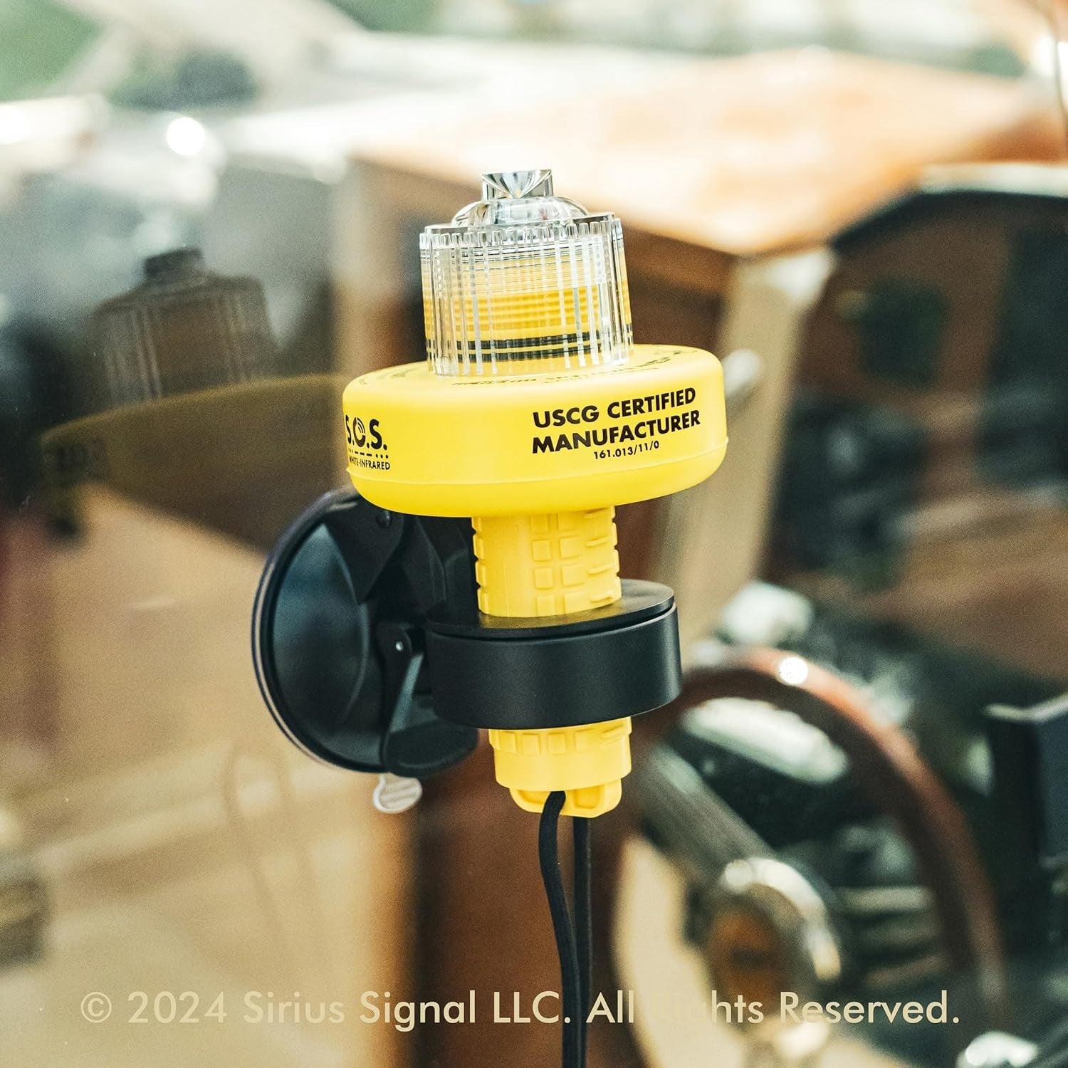 Sirius Signal C-1004 SOS LED distress signal with white and infrared lights, USCG approved, by Sirius Signal for Life.