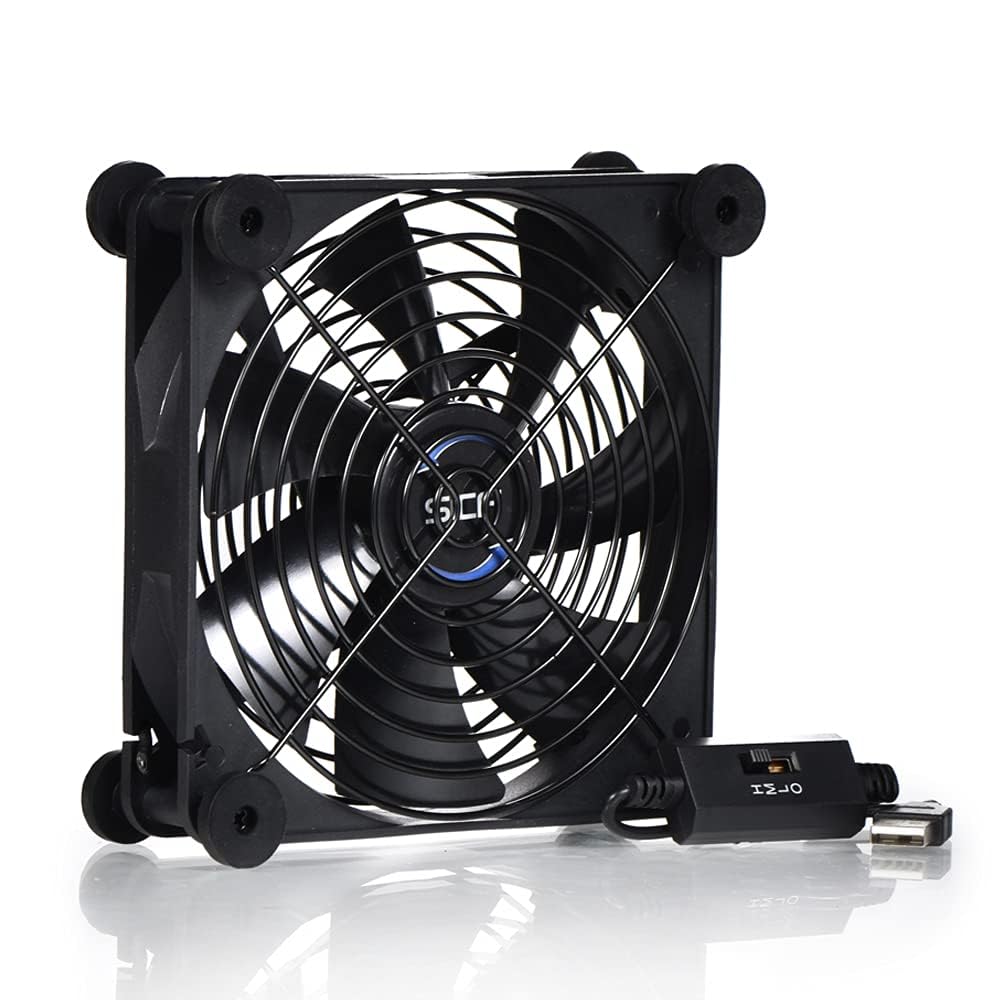 SCCCF Quiet 140mm USB 5V Portable Cooling Fan for Flat Panel TV R - SCCCF Official Product View 1