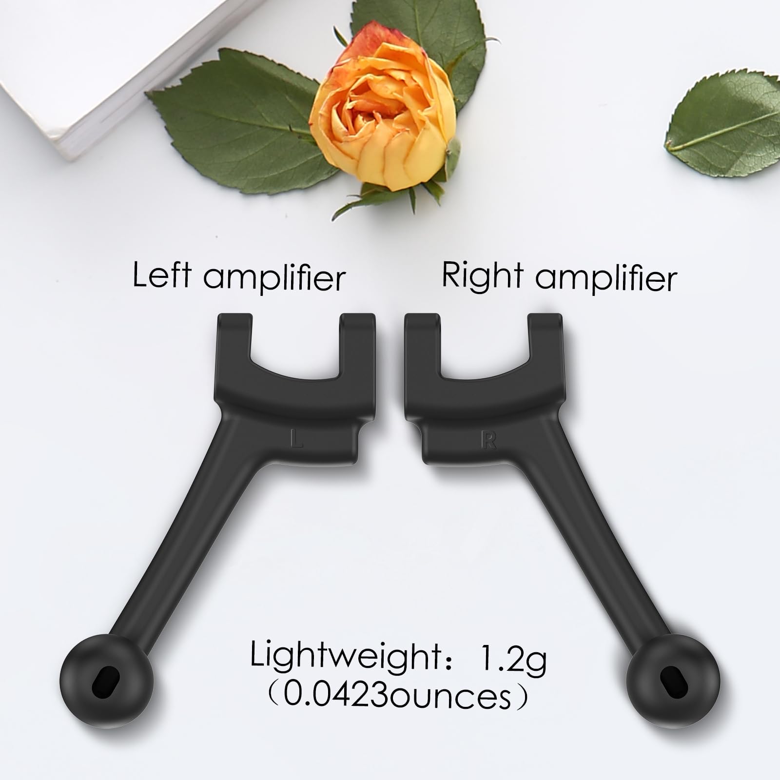 KONAFEI Increase Privacy Ear Tips for RayBan Meta Gen1/2 Glasses, by KONAFEI - Angle View 2
