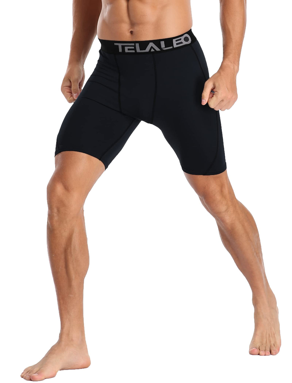 Compression Shorts Men Spandex Athletic Underwear Boxer - TELALEO Official Imagery - 8