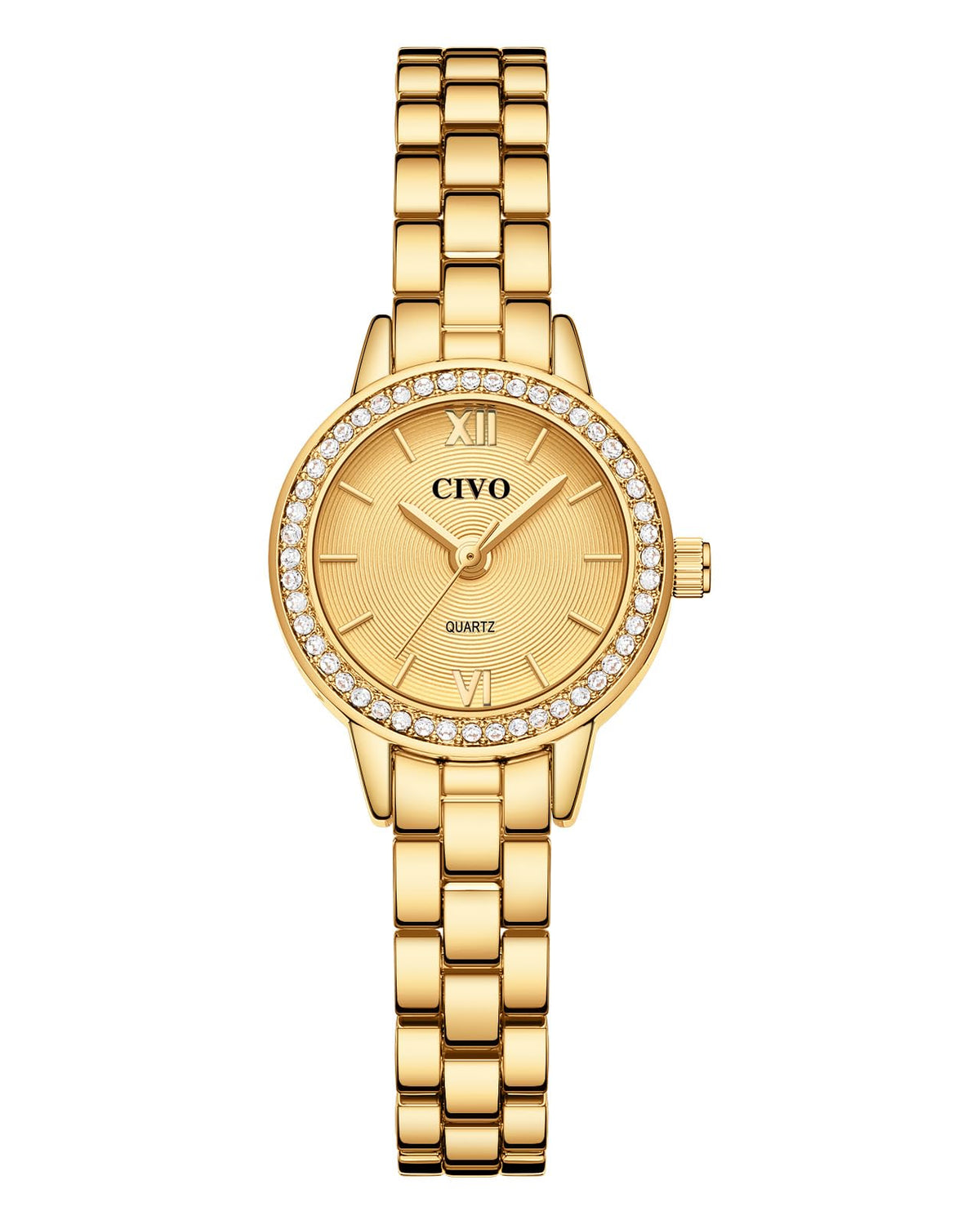 CIVO Small Gold Watches for Women Luxury Dainty Diamond Chic - CIVO Official Imagery - 1