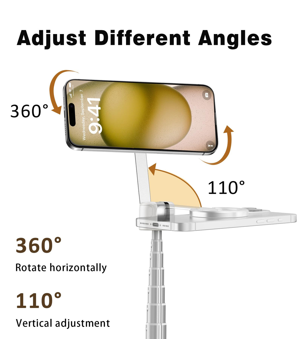 TONEOF 68 Magnetic Aluminum Phone Tripod Selfie Stick for - TONEOF Official Imagery - 6