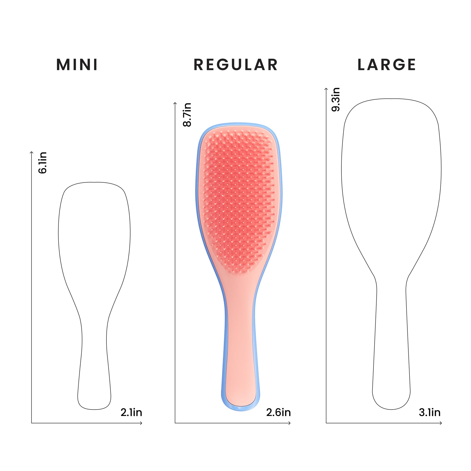 Tangle Teezer Ultimate Detangler Brush, Straight to Wavy, Apricot Blaz - View 9