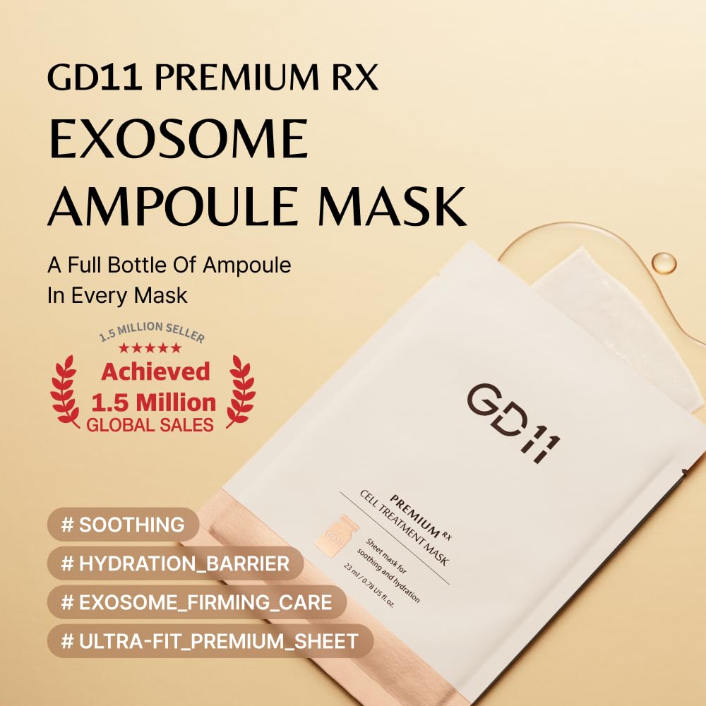 Premium Rx Exosome Ampoule Mask, Exosome-Enriched Liposomal - GD11