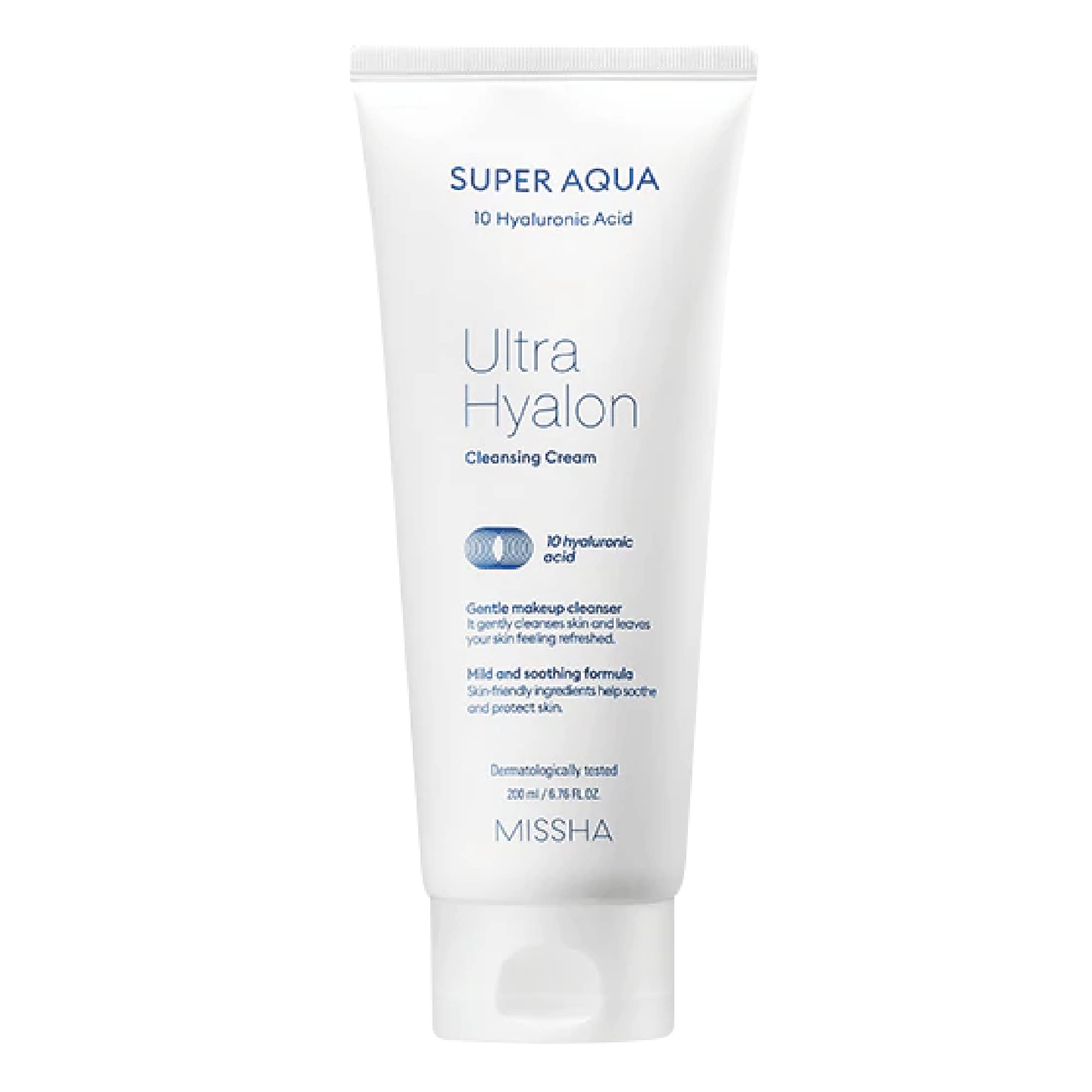 MISSHA Super Aqua Ultra Hyalron Cleansing Cream - MISSHA Official Product Imagery - 1