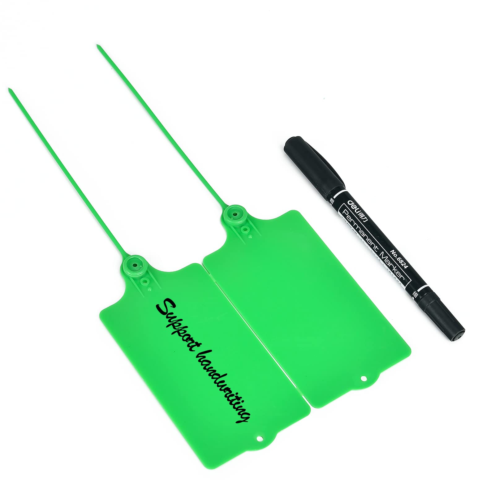 LeadSeals 100 Plastic Shipping Tags - Waterproof, Writable, Hangi - LeadSeals Official Product View 9