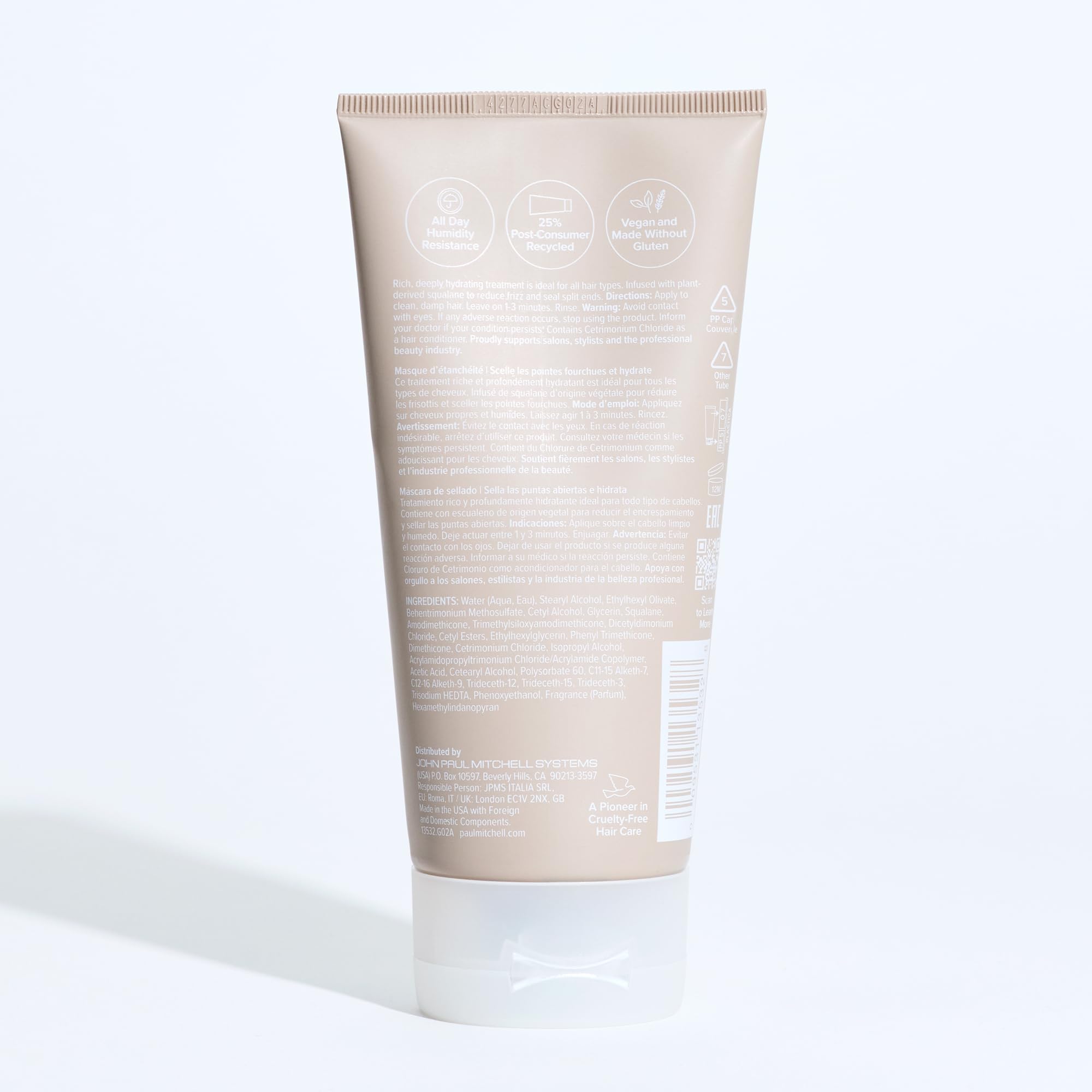 Paul Mitchell Sealing Mask, Seals Split Ends, Hydrates, For All Hair Types, 5.1 fl. oz.