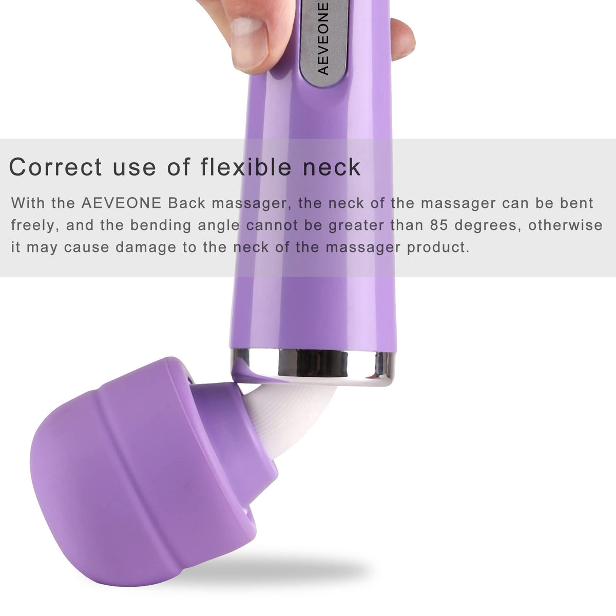 AEVEONE Wired Powerful Handheld Electric Massager Strong - AEVEONE Official Imagery - 6