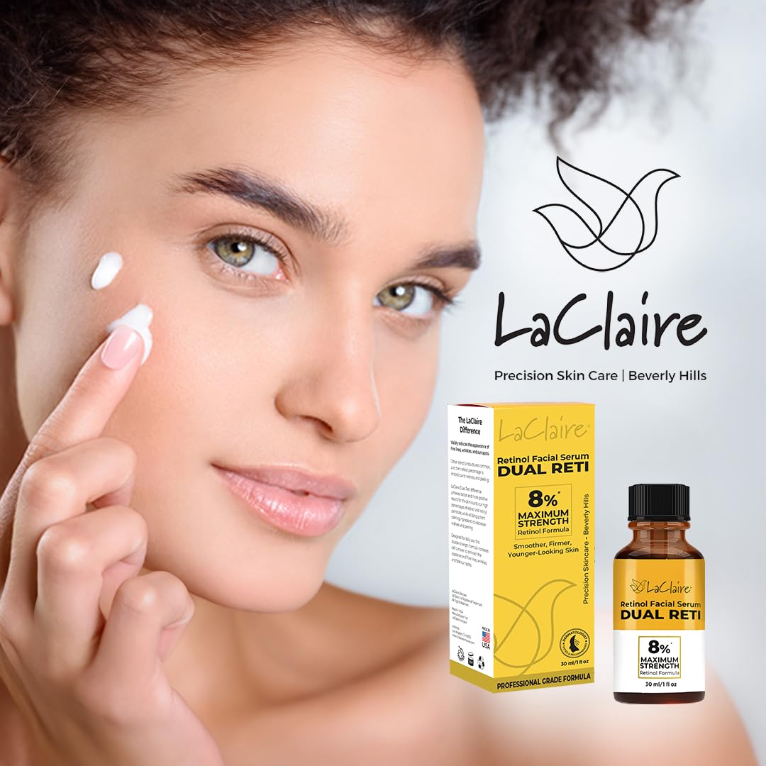 Retinol Complex Face Serum Anti Aging Brightening Firming - LaClaire Official Imagery - 6