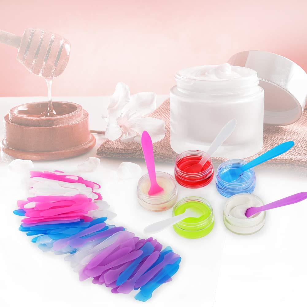 150 Pack MINI Makeup Spatulas Reusable Cream Tip Spatulas - Accmor Official Product Imagery - 7