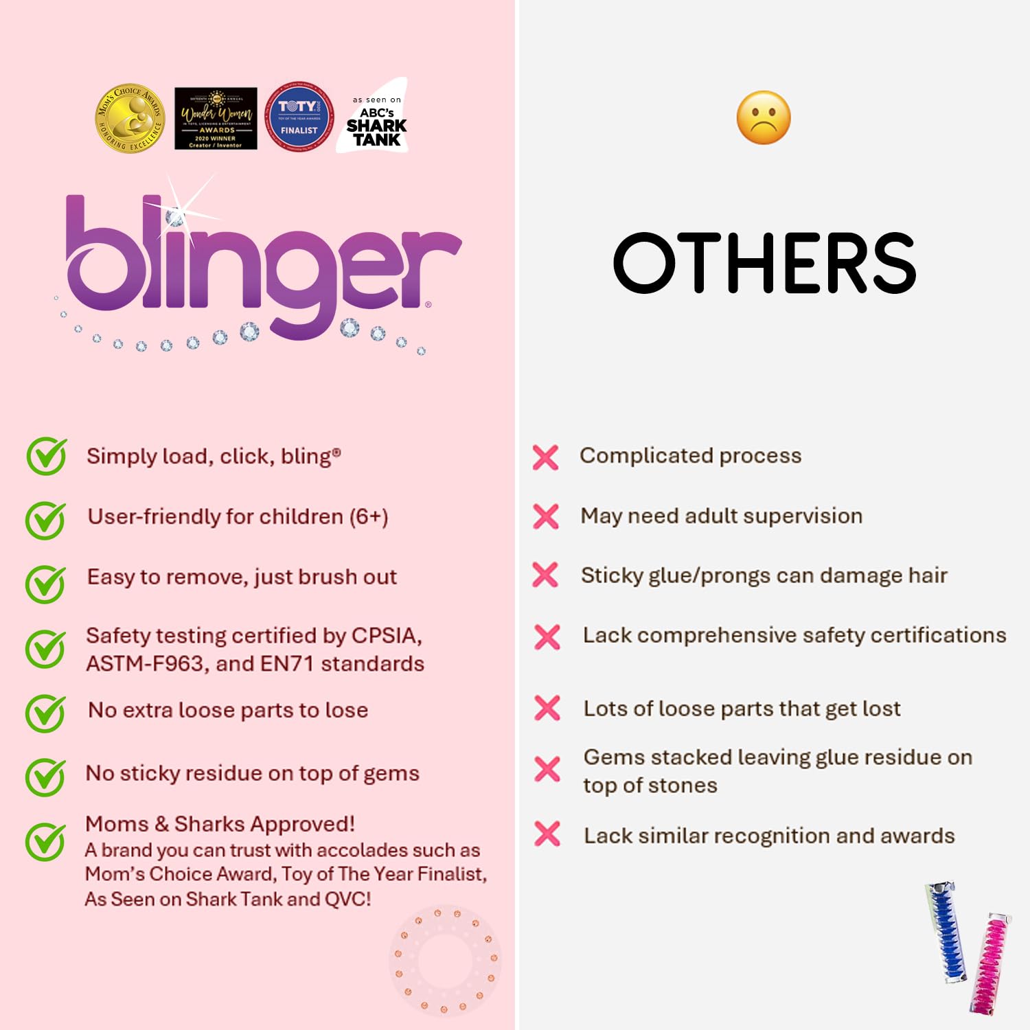blinger® Shimmer Collection Refill Pack - Golden Honey | 5 mm - View 7