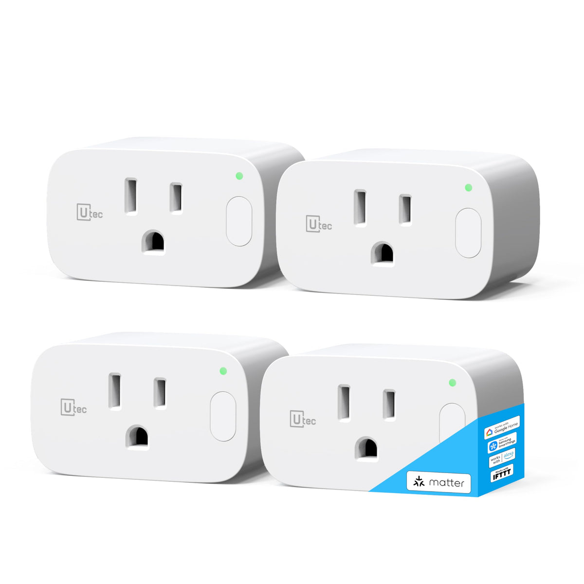 Matter Smart Plug 15A Ultra Efficient Smart Home Outlet 4 - U-tec Official Imagery - 2