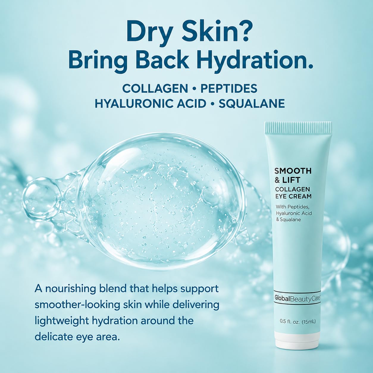 Global Beauty Care Smooth &amp; Lift Collagen Eye Cream - Global Beauty Care