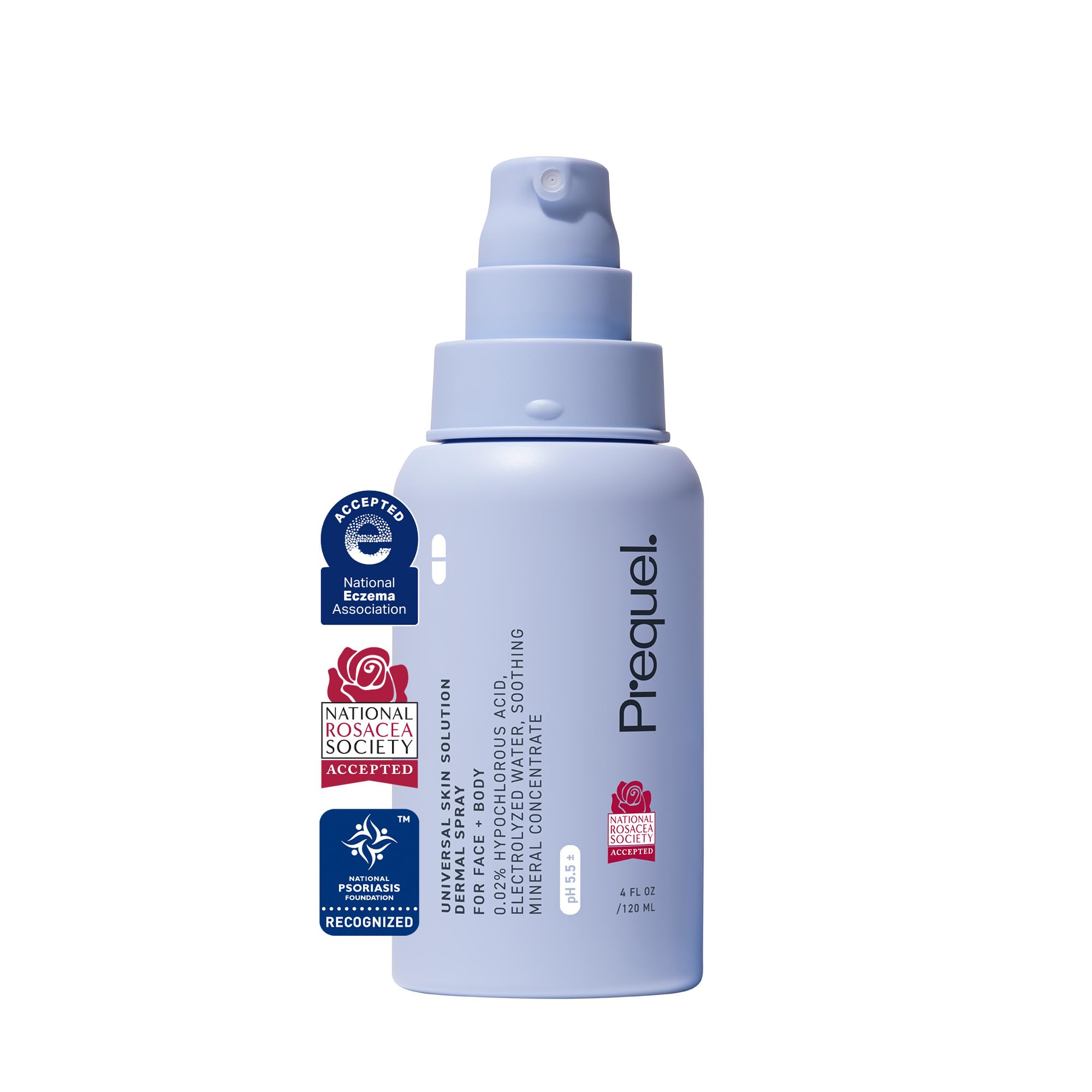 Prequel Skin Hypochlorous Acid Spray - HOCL Facial Mist Minerals - Product Imagery