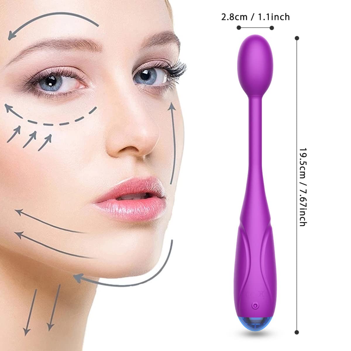 Handheld Massager Wand with Waterproof Rechargeable Personal - KELITE Official Imagery - 4