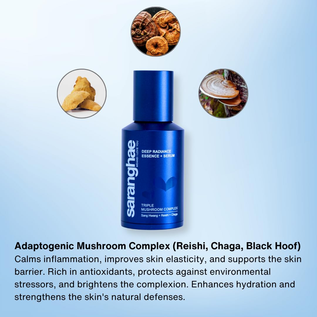 Saranghae Niacinamide Face Serum with Triple Mushroom Complex - Saranghae Means I Love You