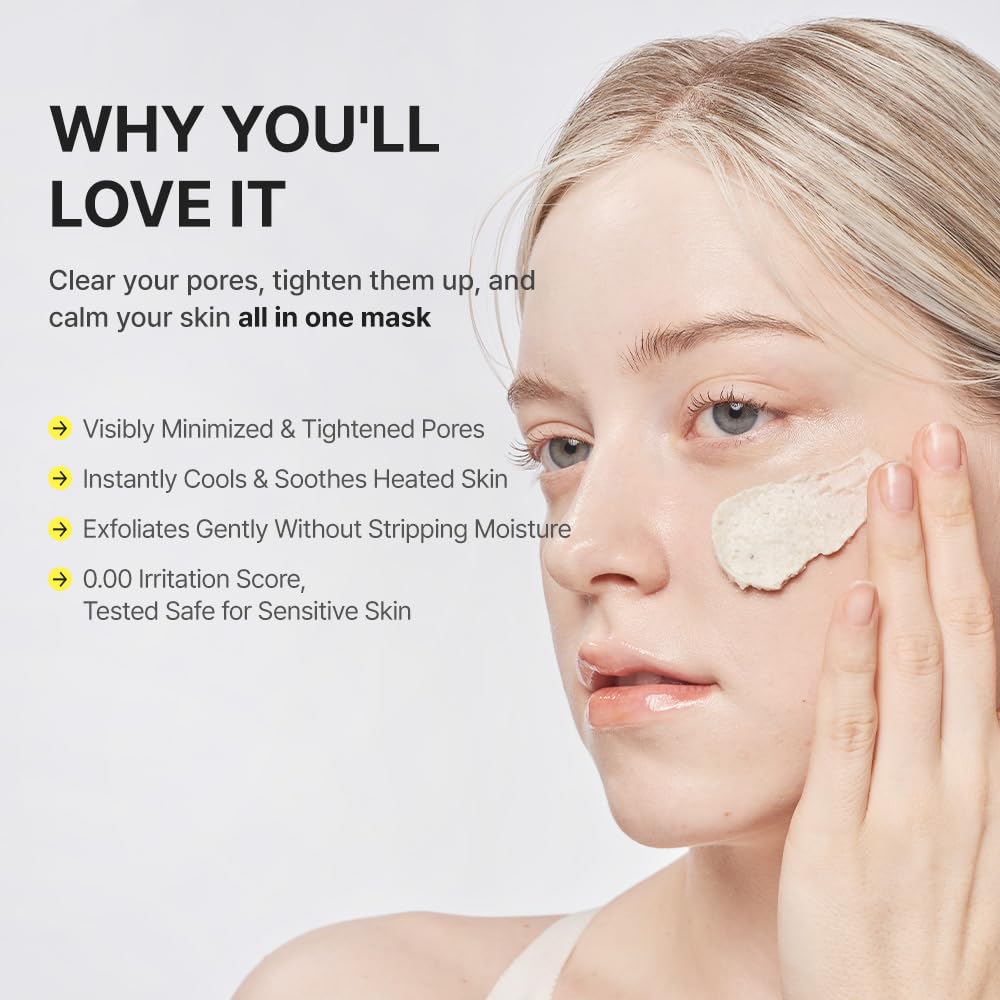 RETURNITY Yulmu Skinclean Mask, Gentle Exfoliating Wash-off Face - RETURNITY