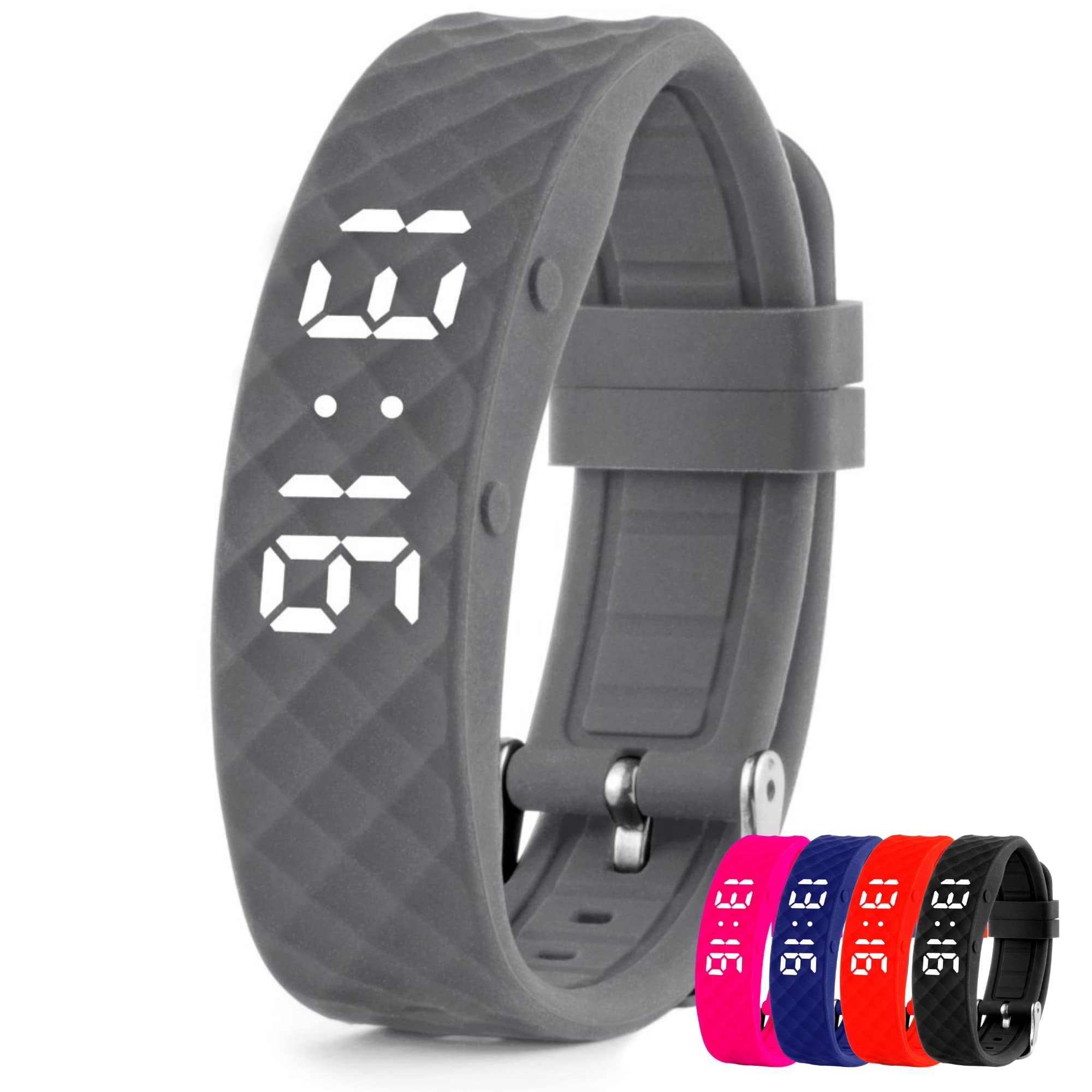 Tabtime Vibrating Alarm Reminder Watch - with up to 10 Personal Alarms - View 10