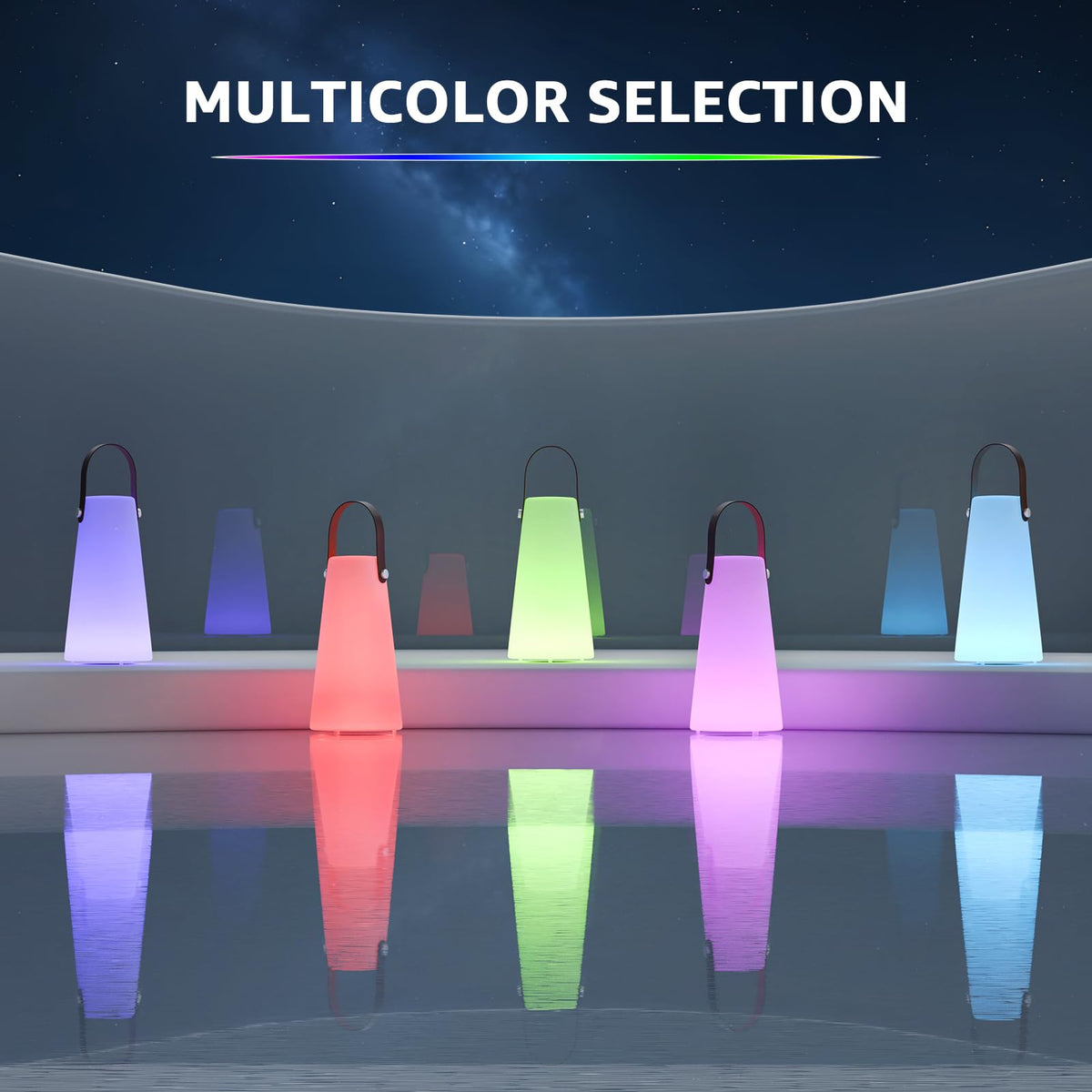 2 Pack Outdoor Lamps NiceBuy Rechargeable Outdoor Lanterns - NiceBuy Official Imagery - 3