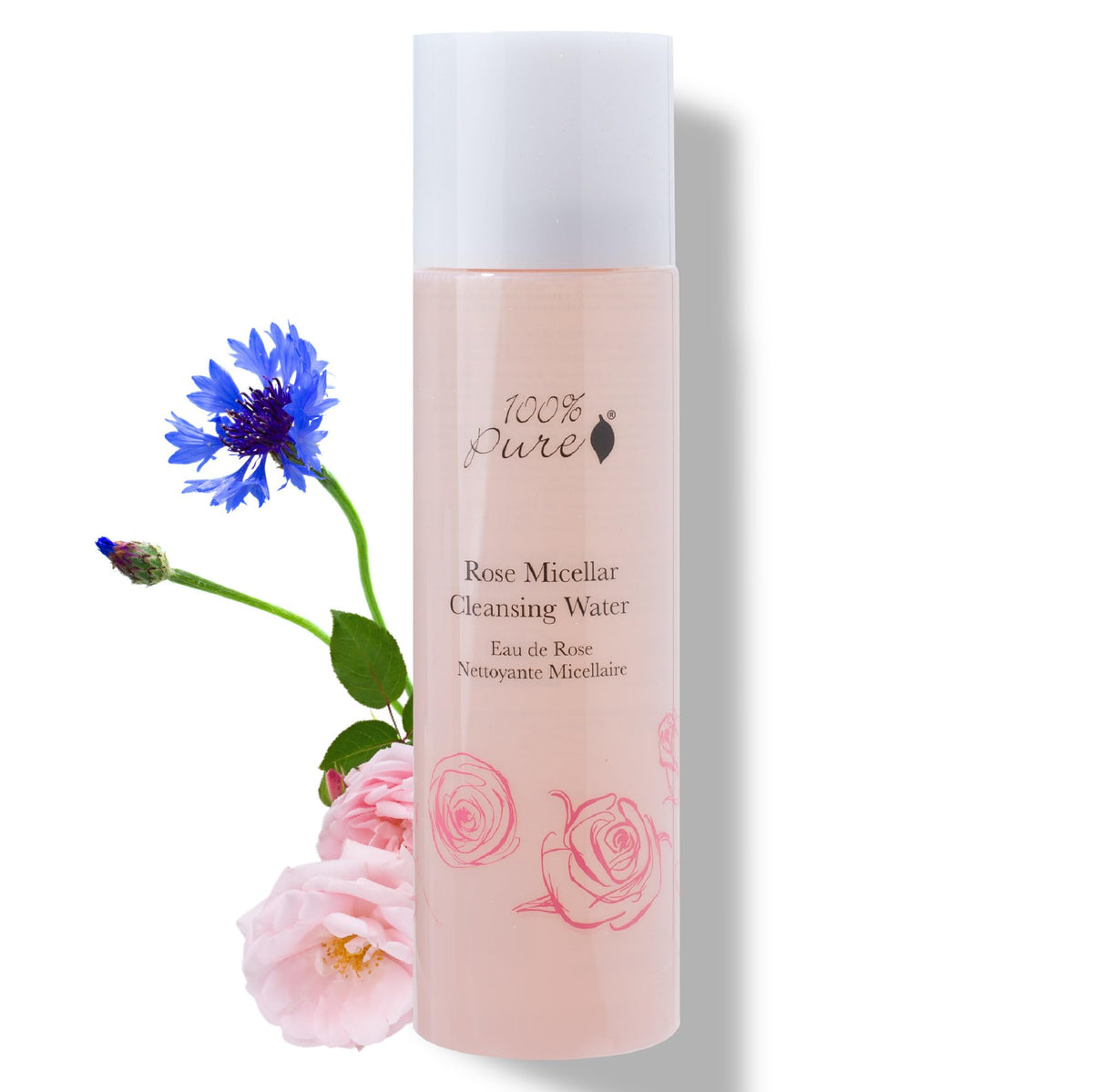 100 PURE Rose Micellar Water 7 1 fl oz - 100% PURE Official Imagery - 2