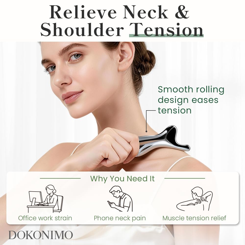 FSA HSA Eligible 5 in 1 Multi Contour Gua Sha Facial Tool - DOKONIMO Official Imagery - 5